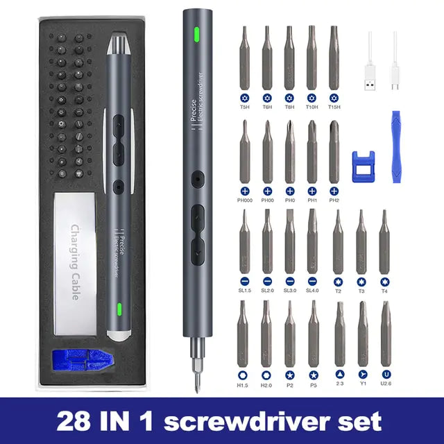 Permaplug Elite Mini Electric Screwdriver Pen Set